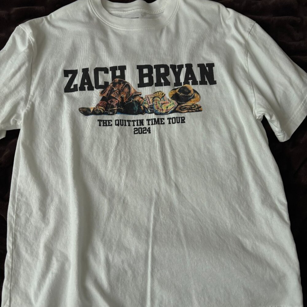 Zach Bryan Quitting Time TOur Shirt